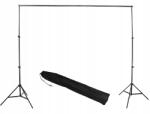 E-trade Háttérrögzítő Készlet, 190×175cm, 2X Állvány, 190cm, gerenda (BE200)