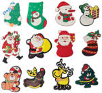  Karácsonyi hűtőmágnes, kb. 5x5cm, többféle változat (KGG-024866)