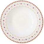 Easy Life Karácsonyi mintás Porcelán mélytányér - Christmas Wonderland