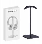 Smart-Tel Fém fejhallgató tartó állvány, fekete, stabil, premium, univerzális (STOJAK-SLUCHAWKI-BLK-ST)