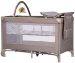 Chipolino Patut pliabil cu saltea de infasat Chipolino Luna tiramisu (KOSILU251TR) - esell