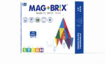 Magblox Set magnetic Magbrix 12 piese triunghi isoscel - compatibil cu caramizi de constructie tip Lego (MBRX-ISOS12) - esell