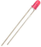  LED 3mm rosu 1.9V-2.1V 20mA 620-625 MCD 300-400 (LED-3mm-rosu-1.9V-2.1V)