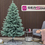  Brad artificial Christmas Deluxe by Sersimo, Kovalivka Select argintiu, integral 3D, 230 cm (SYG-Kovalivka-Blue-230)