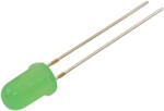 OptoSupply LED 5mm verde cu clipire 3-5V 1560-2180mcd 30grade parte frontala convex OPTOSUPPLY OSG5DP5A34A-6.8HZ (OSG5DP5A34A-6.8HZ)