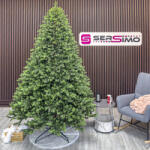  Brad artificial Sersimo, Hollandia, verde cu varfuri verzi, integral 3D, 230 cm (U-Holandia-GreenTips-230)