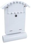 Damech Cutie postala, cu loc pentru ziar, alb, format B6, 24.5x7x36.5 cm, Damech (SW03TA) - esell