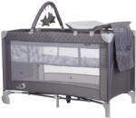 Chipolino Patut pliabil cu saltea de infasat Chipolino Luna ash grey (KOSILU242AS) - esell