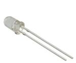 OptoSupply LED 3mm albastru 1560-2180mcd 30° Parte frontala convex 12V OPTOSUPPLY OSB5SA3131A-12V (OSB5SA3131A-12V)