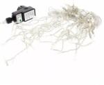 Well Perdea luminoasa tip turturi 100 LED-uri albe lumina calda cablu transparent WELL (DECOL-IC100W/TT-CTR-WL)