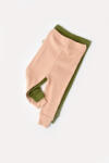 BabyCosy Set 2 pantaloni bebe unisex din bumbac organic si modal - Verde/Blush, BabyCosy (Marime: 3-6 Luni) (BC-CSYM11611-3)