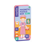 mierEdu Puzzle magnetic in cutie metalica, joc de potrivire si asociere - Doctor (ME087) - esell Puzzle