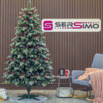  Brad artificial Sersimo, Alexima Elite, verde nins cu merisoare, mix 2D+3D, 230 cm (MD-Alexima-230)