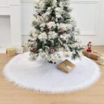  Covor pentru bradul de Craciun White Haipai, diametru 78 cm, blana cu o grosime 2.5-3 cm, alb (122474)