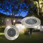 AVEX Lampa Solara estetica exterioara de gradina, cu 16 LED-uri, cu suport scurt (ZD50E)