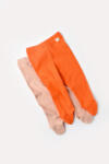 BabyCosy Set 2 pantaloni cu botosei bebe unisex din bumbac organic si modal - Rodie/Piersica, BabyCosy (Marime: 3-6 Luni) (CSYM11606-3)