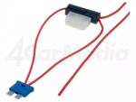 4CarMedia Splitter auto ATO 8A siguranta 0.75mm2 culoare rosu 4CarMedia (ROZ.01) - esell