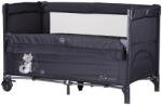 Chipolino Patut pliabil Chipolino Relax anthracite cu laterala culisanta (KOSIRE256AN) - esell