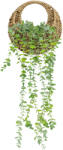  Planta suspendata artificiala Atmosphera Eucalyptus Zea, in cos impletit, 26x11x26 cm, verde (JJ-204255)