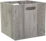  Cutie depozitare 5Five din lemn MDF, pentru raft, 30x30x30 cm, gri (JJ-160403A)