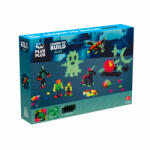 Plus-Plus Set constructie Plus-Plus, 500 piese, Invata sa construiesti, culori stralucitoare (PP3928) - esell