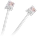  Cablu telefon extensie alb 20m RJ11 (TEL0033F-20)