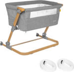 Skiddou Patut 3 in 1 co-sleeping Skiddou Natt, Normandic Wood, Wood-gri (sk_2040013) - esell