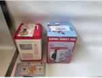  Set Pusculita pentru Copii, Flippy, Tip ATM, Parola cu Amprenta, 13.5 x 11.5 x 20 cm, Roz (131369)
