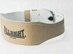 Allright testépítő öv, Size L, valódi bőr, barna színű, fém csattal (5903068661648)