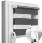 Praskdesign Roló ablakredőny, 103×150 zebra, feszítővel (Roleta ZEBRA w pasy)