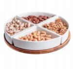 Altom Design Edénykészlet, 4 db, forgatható bambusz alátéten, 25, 5cm, Altom Design (101005156721)