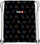 HASH Kitty Smile cipőtartó táska, fekete, iskolába, óvodába, kiránduláshoz (507023036)