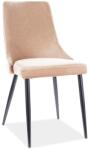 SIGNAL MEBLE Piano B Velvet étkező szék fekete láb/bézs bluvel 28