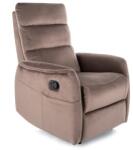 SIGNAL MEBLE Solon M Velvet dönthető masszázsfotel cappuccino (Bluvel 38)