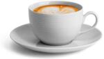 ROTBERG Elegante Kávéscsésze + alj fehér 25cl 6db-os szett v2