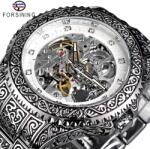 Forsining Часовник forsining ol-14515 - Сребърен kp14515 Часовници