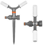 Bradas WHITE LINE locsoló, leszúrható, 2 ágú, 153m2 (WL-6106) - platinashop