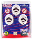 Weitech Ultrahangos kártevő riasztó 45m2, 3db/csomag /hálózatról működik (WK3523)
