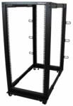 StarTech - 4 oszlopos 25U mobil, nyitott keretes szerverállvány, négy oszlopos, 19" - 4POSTRACK25U (TÚLMÉRETES ÁRU) (4POSTRACK25U)
