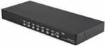 StarTech - 8 portos 1U rackbe szerelhető USB KVM kapcsolókészlet OSD-vel és kábelekkel - SV831DUSBUK (SV831DUSBUK)