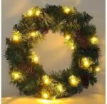 Solight 1V239 - LED Kültéri karácsonyi koszorú 15xLED/3xAA IP44 1V239 (SL1020)