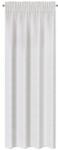 Eurofirany Függöny, ráncolószalaggal SIBEL 140 x 270 fehér / pezsgő (389807)
