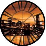 DEGRETS Fotótapéta DEGRETS 83696 Óra Naplemente in New York textil, 208x208cm (83696)