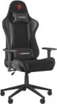 NATEC NITRO 440 G2 gaming szék, Fém talp, SensiMesh szövet, 150°-ban állítható textil háttámla, Derék- és nyakpárna, max. 120 kg. , 60 mm-es kerekek CareGlide karcmentes bevonattal, Fekete (NFG-2115)