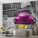 DEGRETS Fotótapéta DEGRETS 83669 Vintage autó lila, 184x254cm (83669)