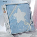 Gamberritos takaró plüss 80x110cm csillagos kék 10721 - babamarket