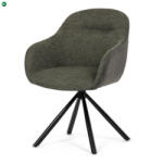  Zöld Szövet Étkezőszék. DCH-Y1143 GRN2 - pepita