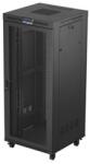Lanberg 19" szabadon álló rack szekrény 37U/800X800, perforált ajtó, lapraszerelt, LCD kijelző, fekete FF01-8837-23BL (FF01-8837-23BL)