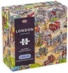 Gibsons Puzzle Gibsons din 500 de piese - Obiectivele turistice din Londra, Maria Rabinky (G3402) Puzzle