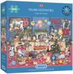 Gibsons Puzzle Gibsons din 1000 de piese - Cat Holidays (G6371) Puzzle